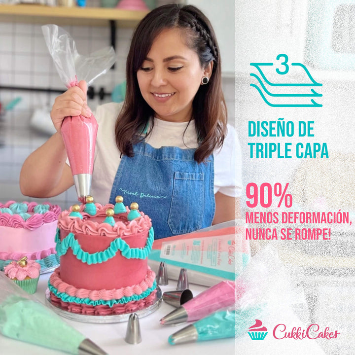 MANGAS PASTELERAS DESECHABLES 43CM – 10 UNIDADES - Teresa Muntané - Cake  Designer