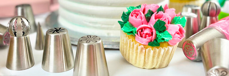 CukkiCakes Douille à pâtisserie professionnel (480) pour décorer les Saint  Honore gâteaux et cupcakes - Compatible avec poche à douille patisserie 
